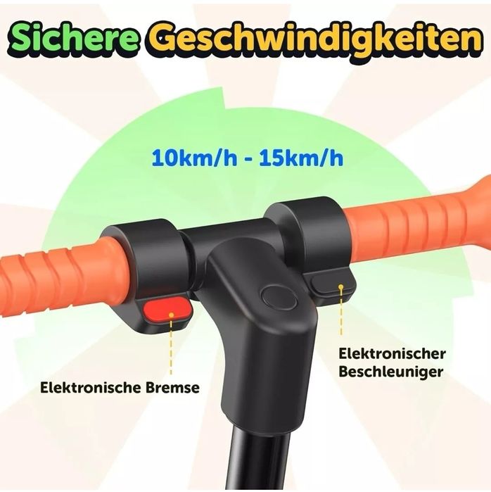 Trotineta electrica copii Isinwheel 14 km/ora portocaliu sigilata NOUA