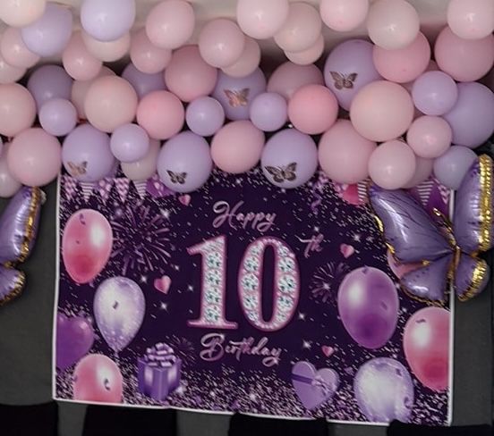 3D парти фон за 10 години