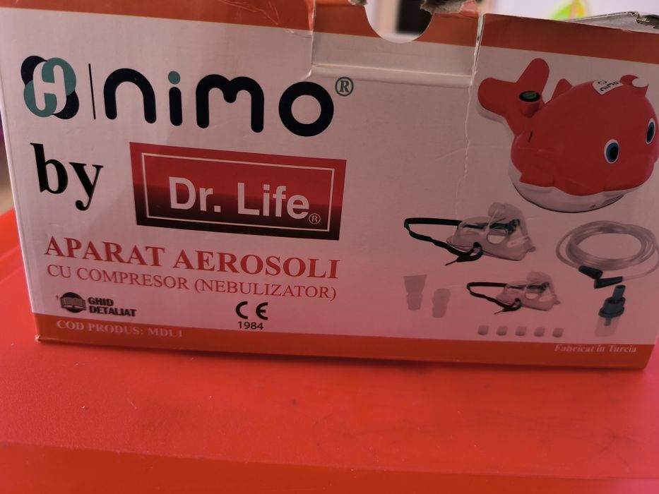 Aparat de aerosoli cu compresor Nimo by Dr. Life