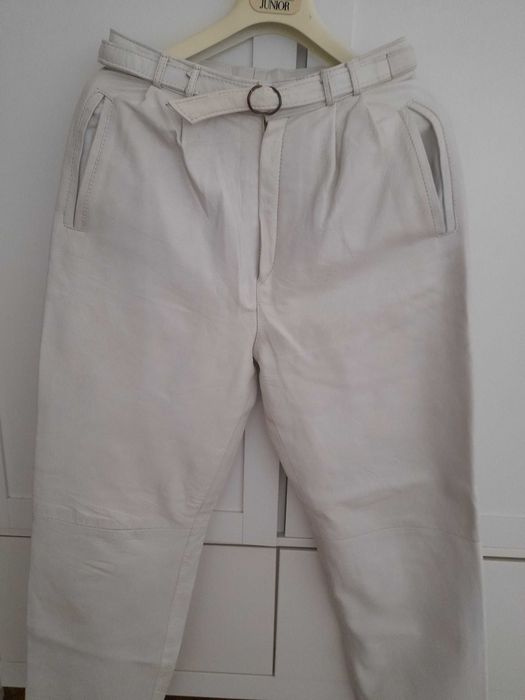 Pantalon piele naturala, s, 100 lei
