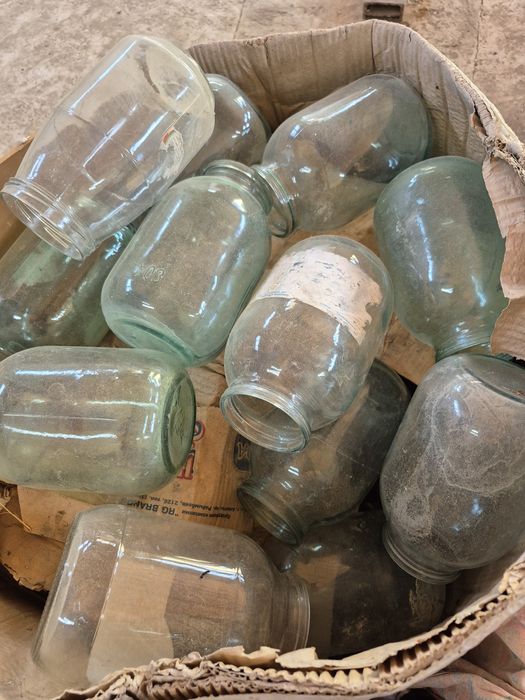 Стеклянные банки, разные