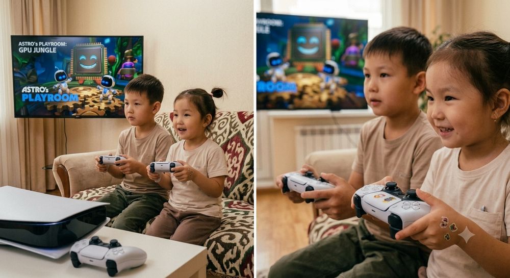 PlayStation 5 Дисковая + 2 джойстика + Топ Игры (FIFA, UFC, GTA, MK)