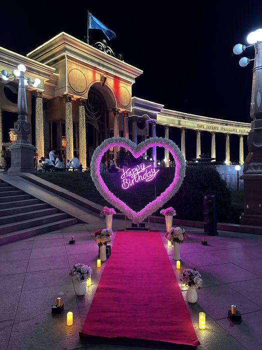 Оформление / день рождения / marry me