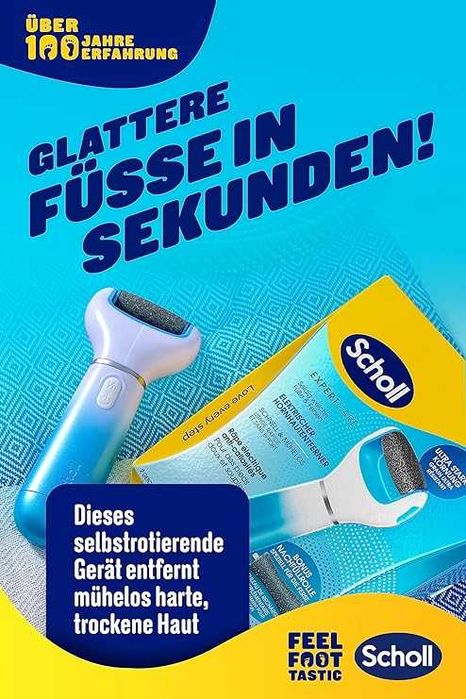 Електрическа пила, синя Scholl Expert Care