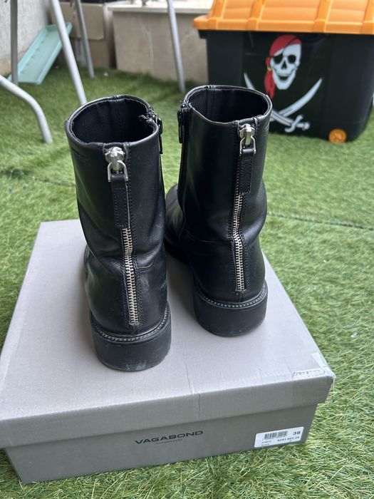 Кожени високи боти Vagabond Shoemakers черни