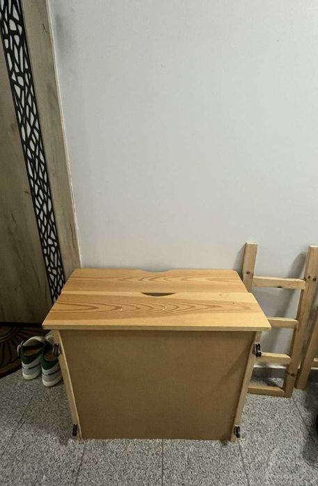 Дървено детско легло "Къщичка"