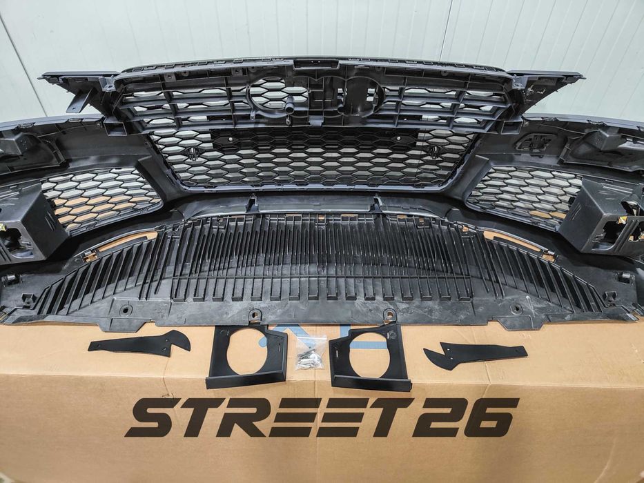 Bara fata RS Audi A7 4G (2010-2014) Cu grila RS7 negru lucios