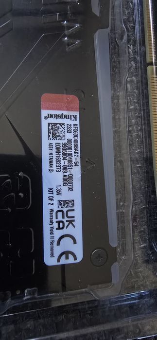 RAM Memorie Kingston Fury Beast RGB Kit 64gb 2x 32gb DDr5 5600Mhz Cl40 Nou