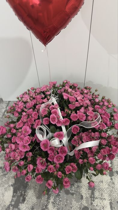 Букет с корзиной