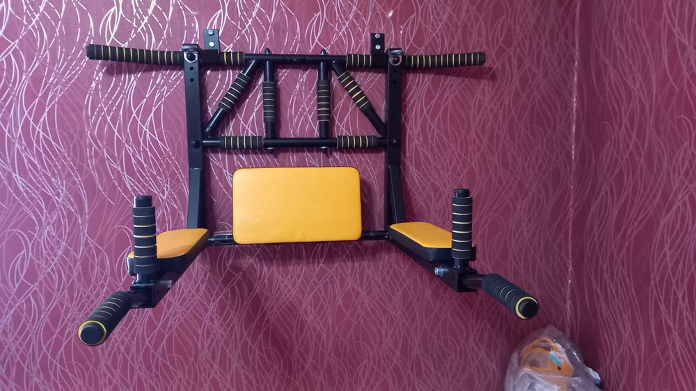 Турник 3 в 1. Желтый