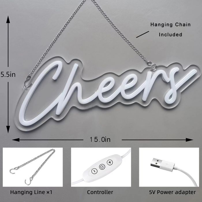 Led неонова табела Cheers