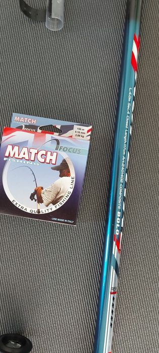 Качествена нова 4м или 6м болонеза с макара и влакно риболов такъм