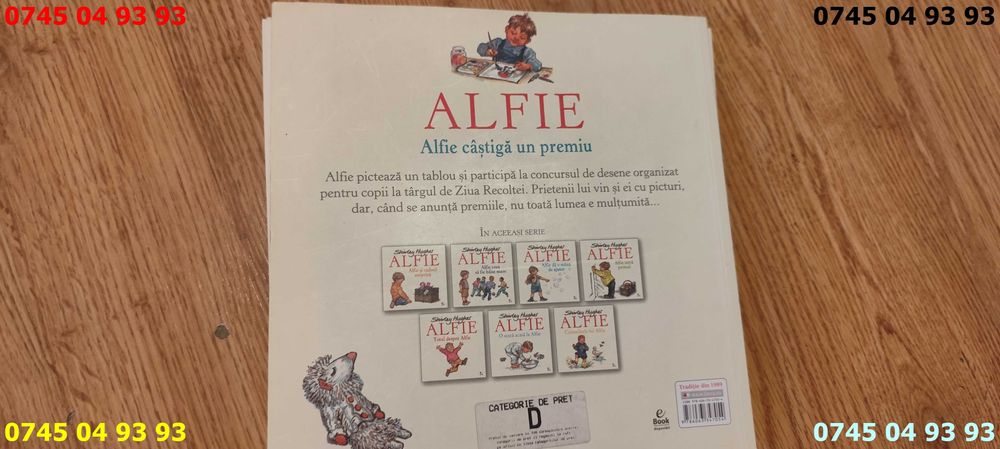 carte carti ALFIE 5 vol. de Shirley Hughes noi impecabile