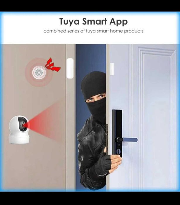 Смарт сензори за врата и вода известяване при отваряне или теч