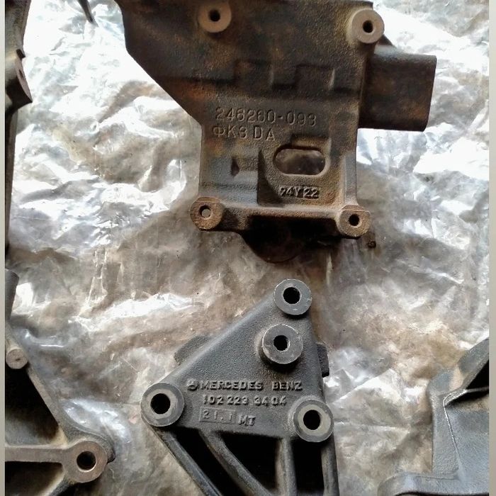 Крашенный крепления