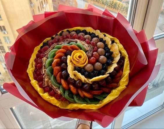 Букеты из сухафрукты