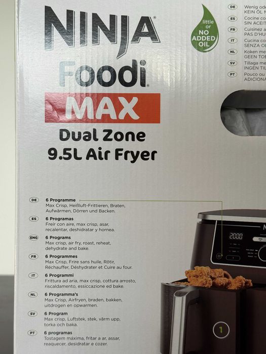 [ НОВ > Ninja AF400EU Airfryer / еър фрайър Фритюрник с горещ въздух