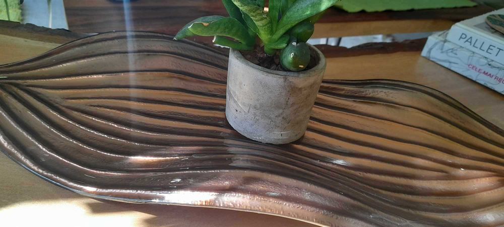 Tava decorativa Copper leaf