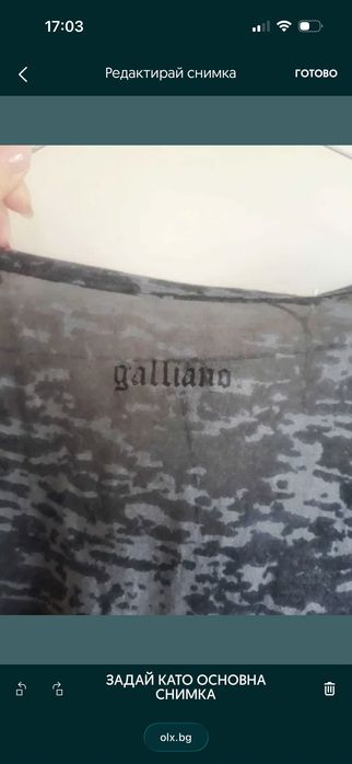 John Galliano оригинална блуза