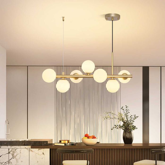 Lustra GOLD Auriu Liniara 65cm SKYLINE