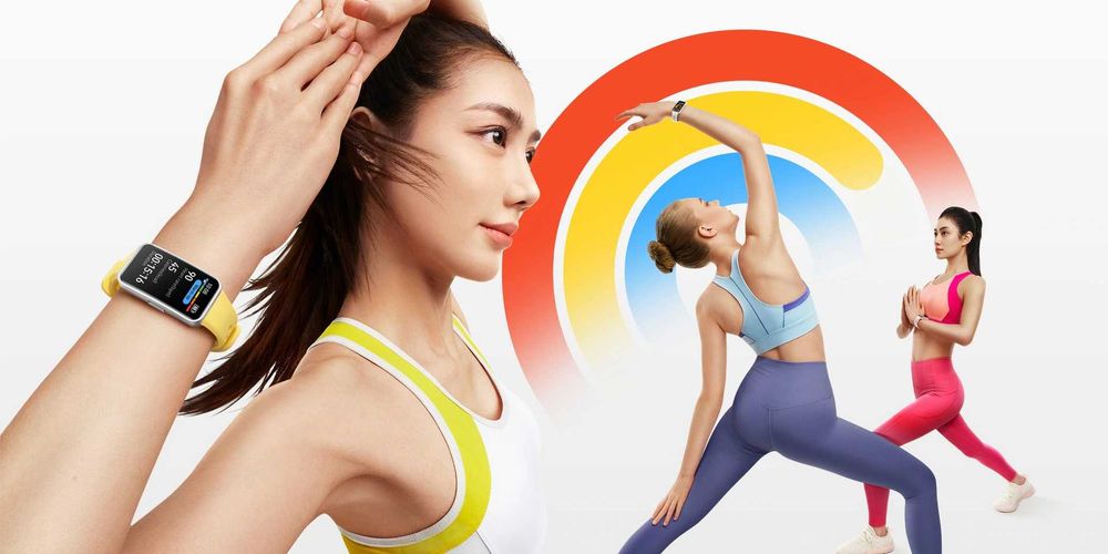 Bratara fitness Huawei Band 9, Charm Pink Body