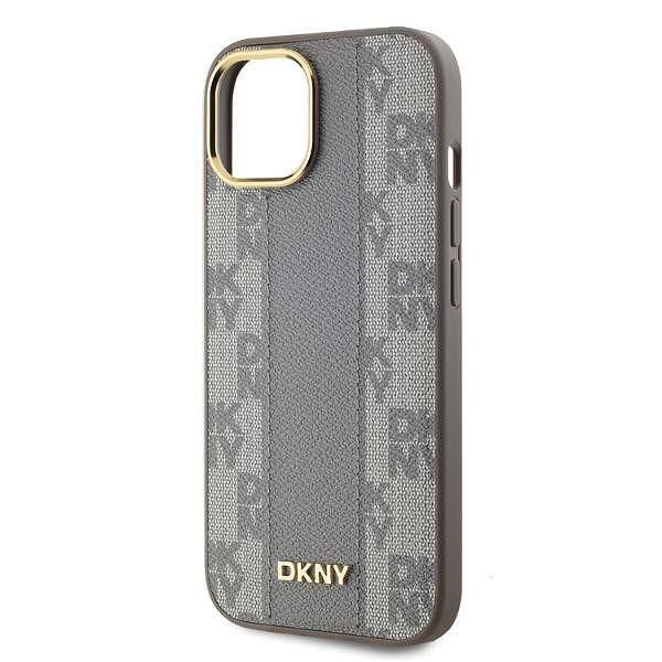 Dkny dkhmp15spcpvsle iphone 15 6.1" beige hardcase leather checkered m