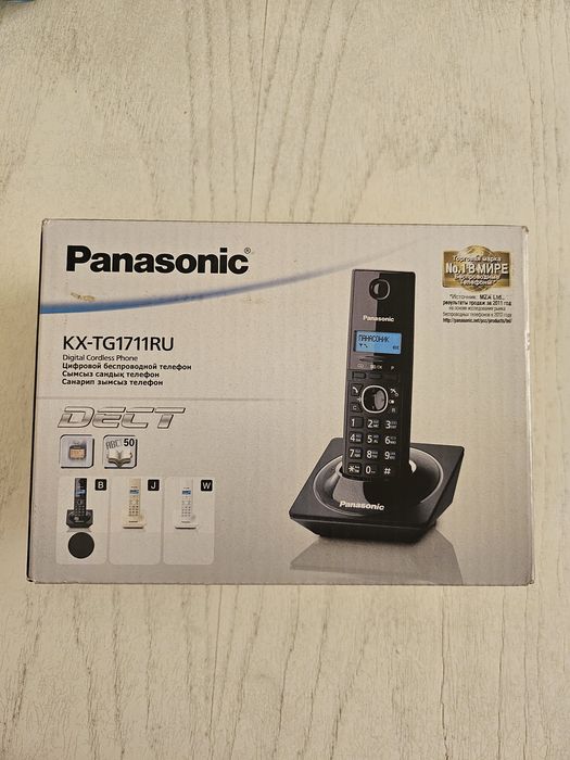 Радиотелефон Panasonic KX-TG1711RU черный НОВЫЙ
