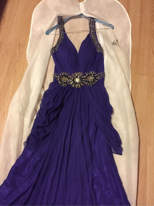 Rochie lunga de matase