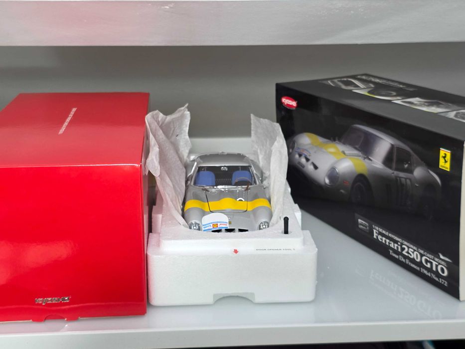 Macheta Auto 1/18 Kyosho Ferrari 250 GTO Tour De France 1964 No 172