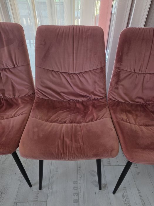 Кадифени столове пепел от рози - 6 бр.