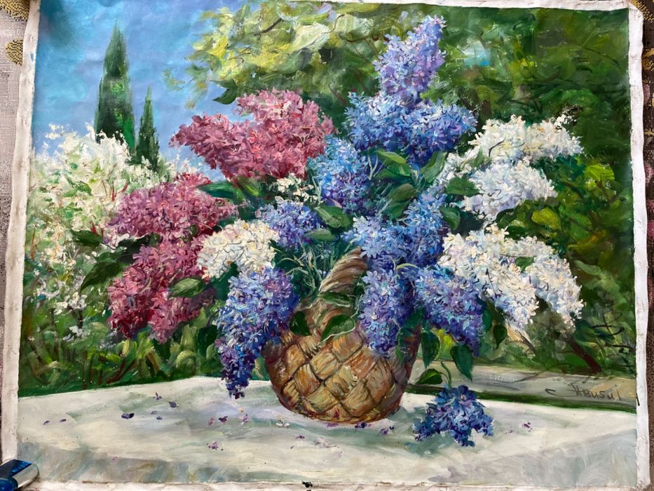 Большая картина известного художника , холст, масло, 80см на 100см