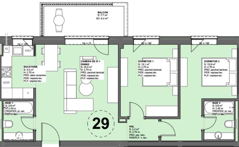 Apartament 3 camere | Pipera | 68 mp utili | finalizare august