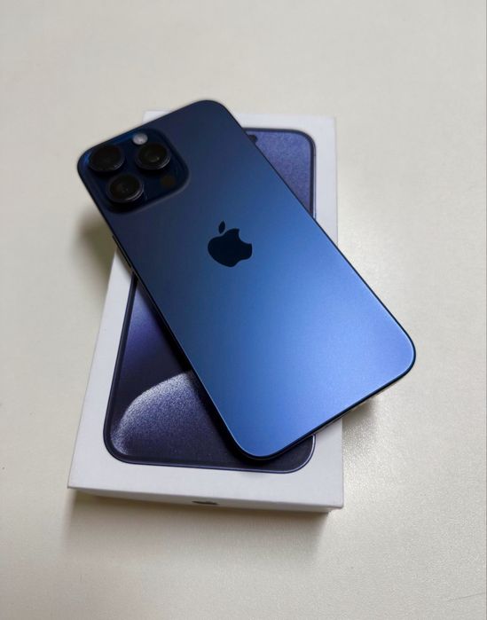 iPhone 15 PRO MAX BLUE cu 97% Bateria