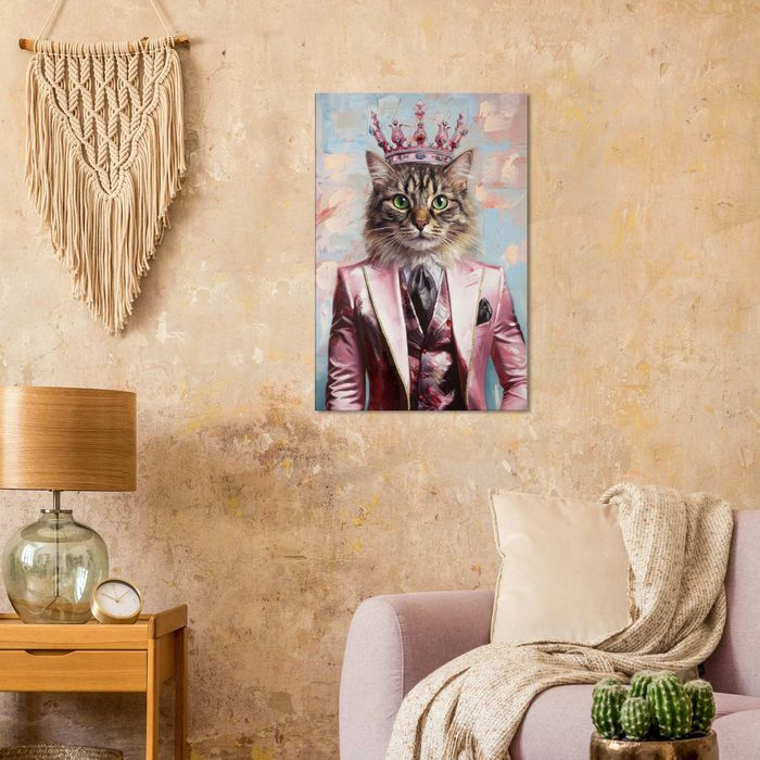 Tablou canvas personalizat pisica / catel  60cm x 90cm