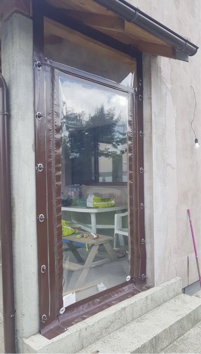 Folie terase/închideri terase,foișoare,balcoane cu folie transparentă