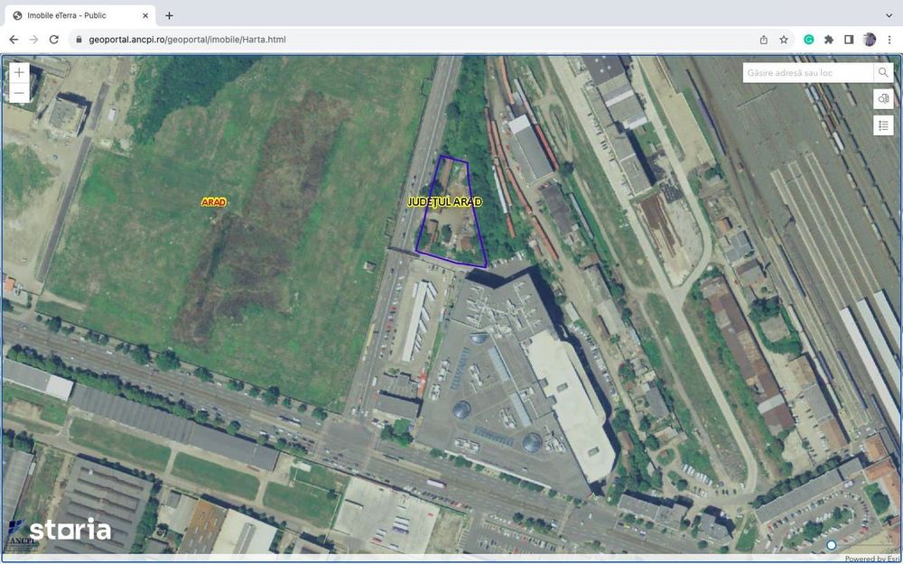 Teren intravilan 3.466 mp Calea 6 Vanatori Arad