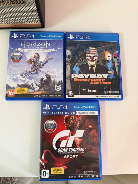 Комплект игр PS4 (3 шт) в идеале