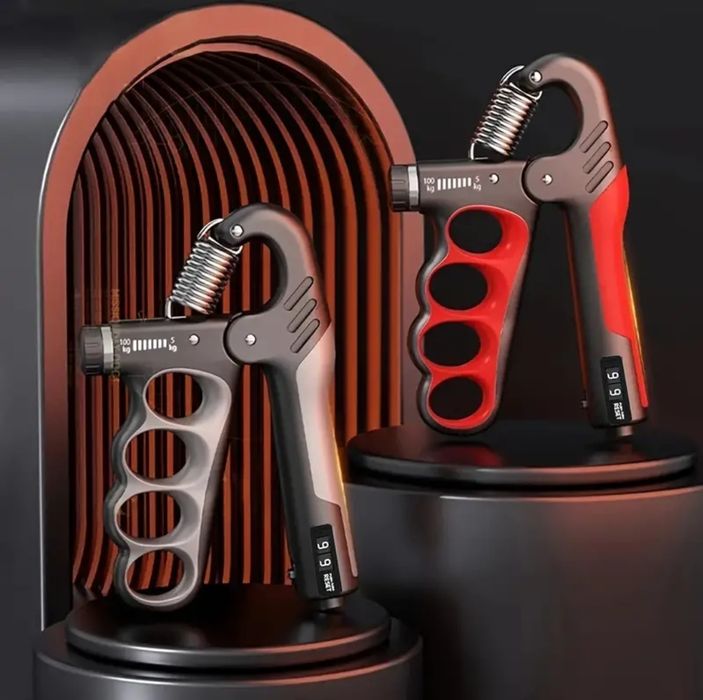 Ръкохватка за тренировка на предмишница 5 - 100 кг. с брояч