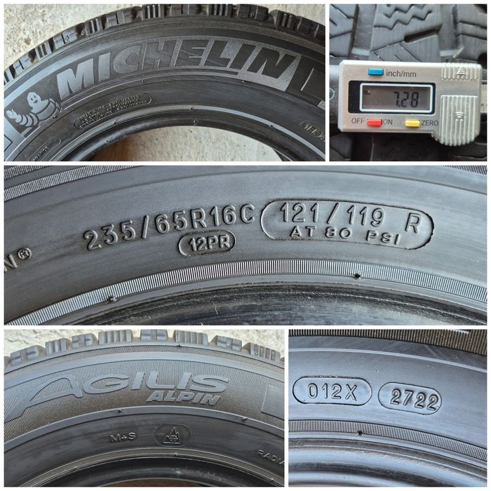 O bucată 235/65 R16C M+S iarnă - una Michelin Continental Hankook