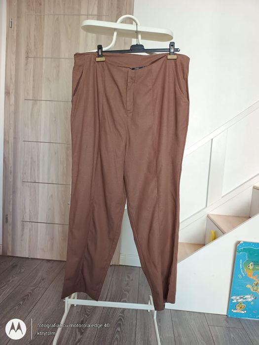 Pantaloni in lama bumbac vascoza COS Mohito Liu Jo  Mexx M XL XXXL