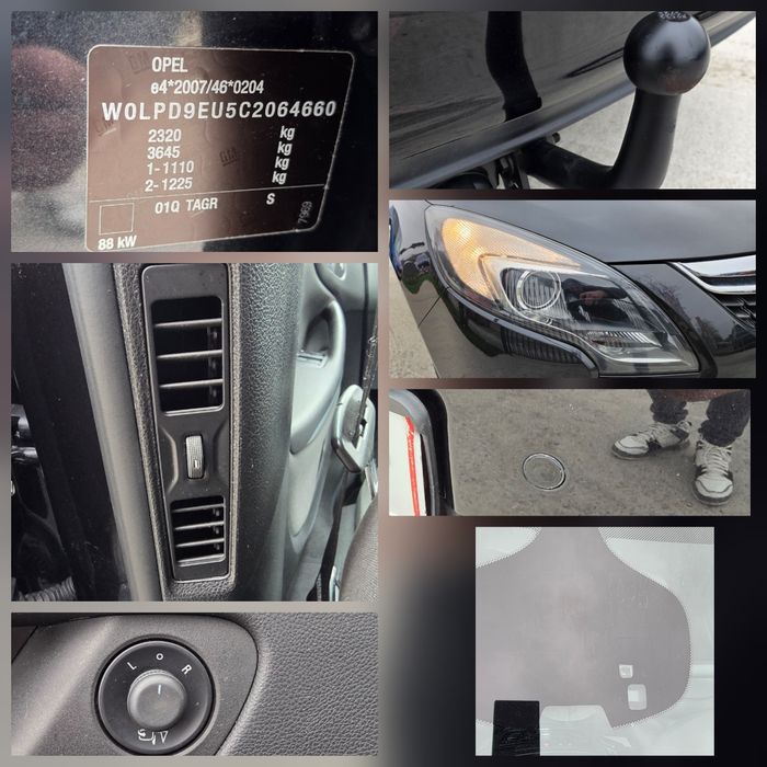 Opel Zafira  an 2012 RAR EFECTUAT 1.4 benzina 120 cp 7 locuri