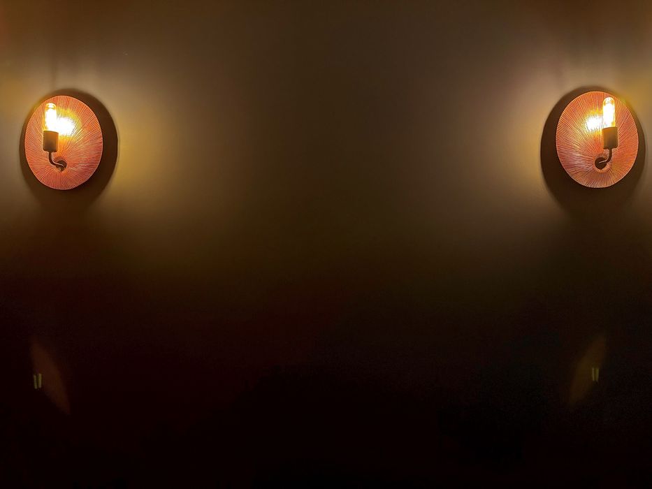 2x Aplica perete aurie / wall lamp lighting gold