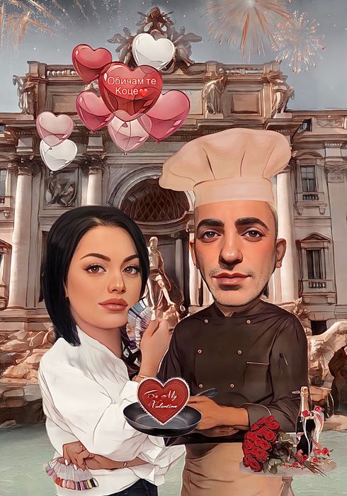Карикаура за Свети Валентин