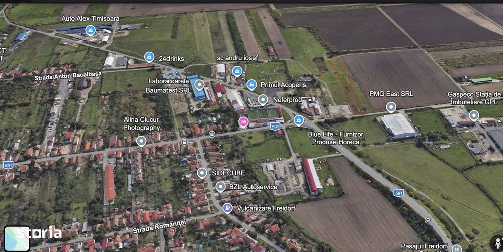 Teren Intravilan Industrial 4982mp Front 24m | Zona Freidorf