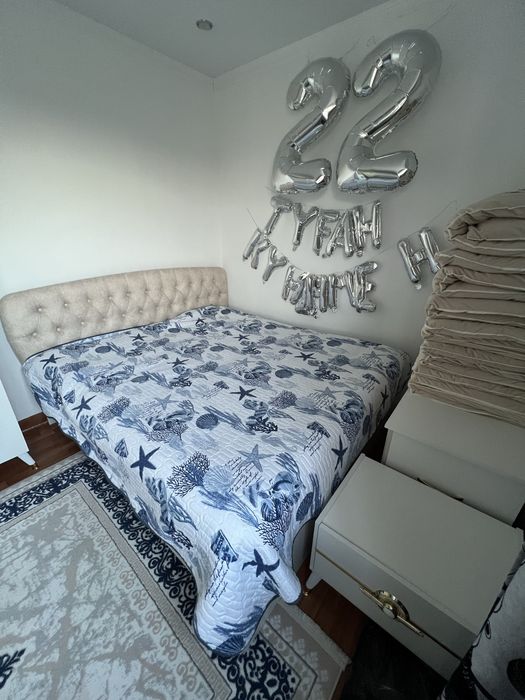 Спальная кровать+матрац 80000