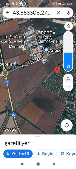 Продава се Парцел в Добрич, м-т Газибаба - 600 кв.м за 7 €/кв.м - Снимка #8