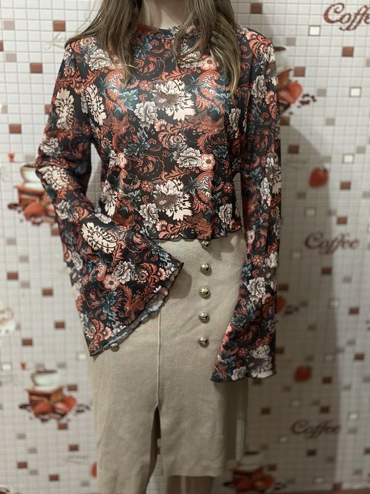 блузка оффигенные в японском стиле