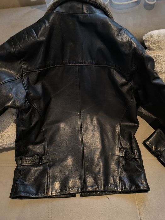 Мъжко яке от естествена телешка кожа