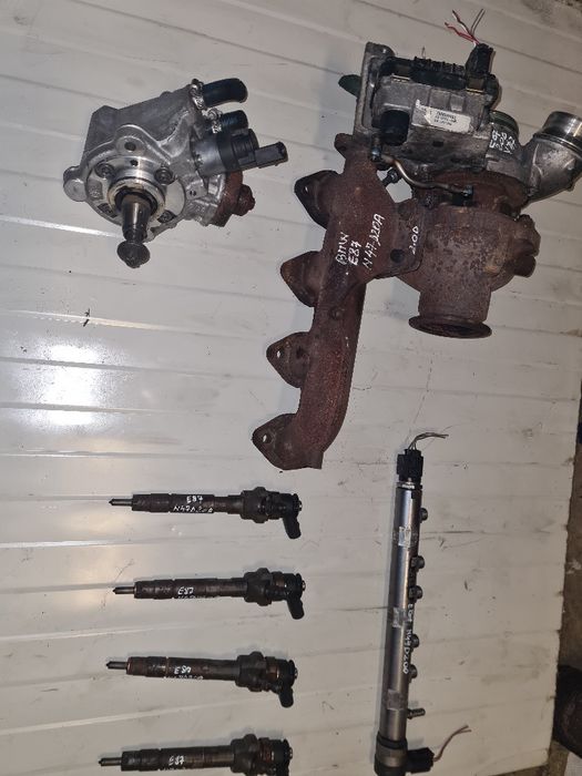 Injectoare,pompă inalta,rampa injectoare,bmw seria 1,e87,N47D2A