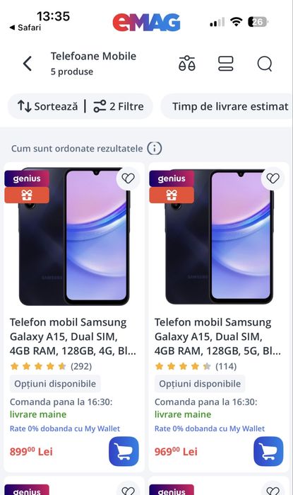 Samsung Galaxy A 15 IMPECABIL